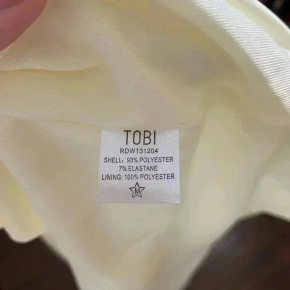 Tobi off-white structured faux wrap dress - Picture 7 of 7